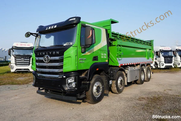 SAIC Hongyan Genlyon H6 Composite Reinforced Edition 460hp 8X4(12 wheels) 6.7m Dump Truck (China VI) Exterior (3) | 86Trucks