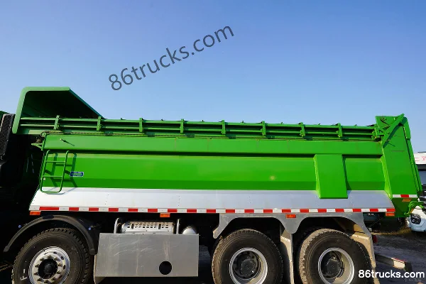 SAIC Hongyan Genlyon H6 Composite Reinforced Edition 460hp 8X4(12 wheels) 6.7m Dump Truck (China VI) Body (2) | 86Trucks