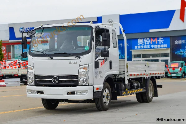 Kama Kaijie M3 2.2L 95hp 4X2(6 wheels) CNG 3.83m Semi-Row Flatbed Light Truck Exterior (3) | 86Trucks