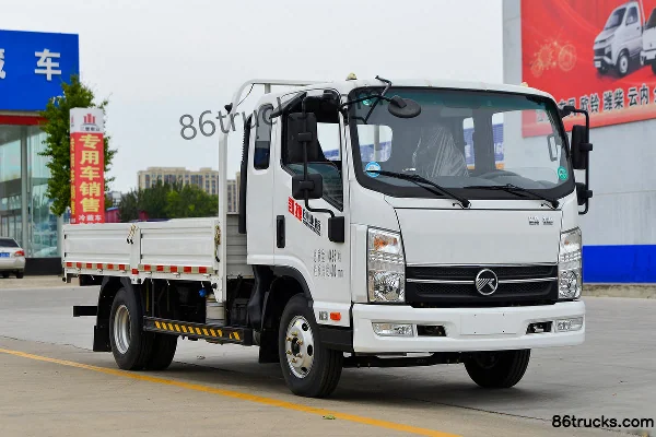 Kama Kaijie M3 2.5L CNG 139hp 4X2(6 wheels) 3.8m Semi-Cab Flatbed Light Truck Exterior