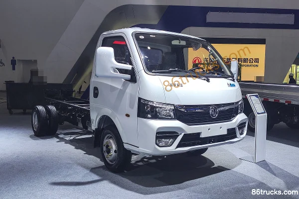 Dongfeng EV200 High-End 4.5T 3.965m Single Row Electric Van Light Truck 66.84kWh 4X2(6 wheels) Exterior