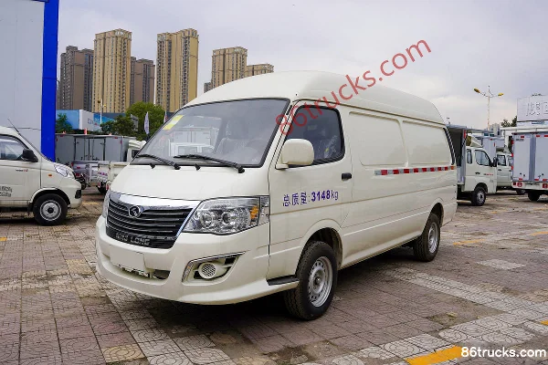 King Long Jinwei Jieyun 117hp 2.2L Gasoline 2-Seat High-Roof Panel Van Exterior (3) | 86Trucks