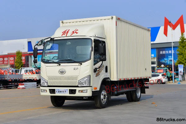 FAW Jiefang J6F Medium Body 137hp 4X2(6 wheels) 4.16m Single Row Van Light Truck (China VI) Exterior (3) | 86Trucks