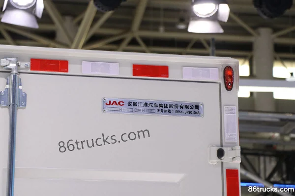 JAC Lingpao ES6 4,5 T 4,15 m cabine simple camion léger fourgon hybride rechargeable 17,28 kWh 4X2(6 roues) Carrosserie (3) | 86Trucks