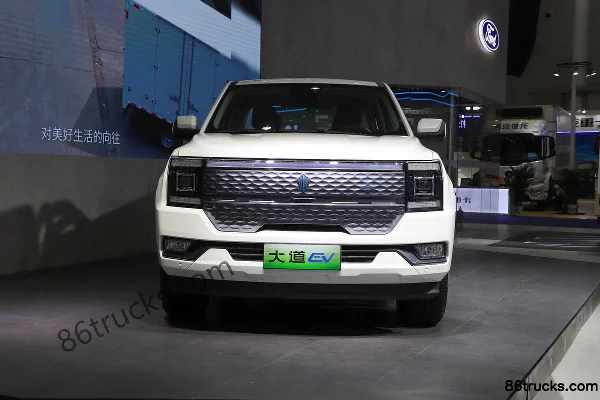JMC Da Dao EV Comfort Edition Standard Range 2WD Double Row Box Dual Row Pure Electric Pickup 63.75kWh Exterior (2) | 86Trucks