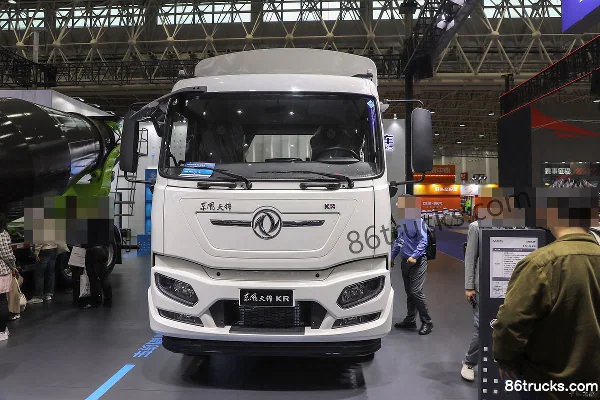 Dongfeng Commercial Vehicle Tianjin KR 18T 4X2(6 wheels) 6.8m half-row pure electric cargo truck 332kWh Exterior (2) | 86Trucks