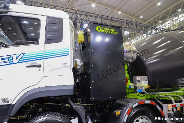 Dongfeng Commercial Vehicle Tianlong KC 8X4(12 roues) Electric Concrete Mixer Truck 350kWh Châssis (2) | 86Trucks