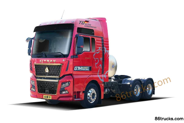 Sinotruk Sitrak SITRAK G7H Heavy Truck Yuexiang Edition 560 hp 6X4(10 wheels) LNG Automatic Tractor Truck Exterior (3) | 86Trucks