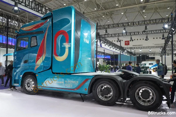 FAW Jiefang J7 Heavy Truck Chuangling Edition 6X4(10 wheels) Fuel Cell Tractor Truck Exterior (3) | 86Trucks