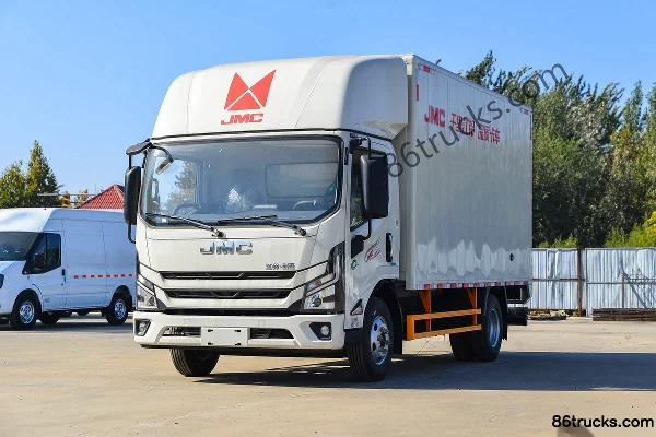 JMC Kaiyun+ Wide Body 2.5L Diesel 156hp 4X2(6 wheels) Fast Gear 8-Speed Air Brake 3.8m Semi-Cab Cargo Truck Exterior (3) | 86Trucks
