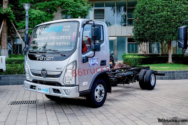 Foton Ollin New Jieyun Youth Invincible Edition 146hp 4X2(6 wheels) 4.17m single-row stake light truck (WLY 5-speed) Exterior (2) | 86Trucks