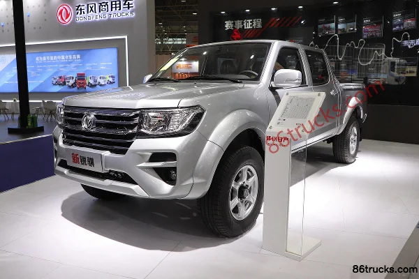 Zhengzhou Nissan Ruixiang 2018 Luxury 2.5T Diesel 140hp 2WD Long Cargo Box Double Cab Pickup (3) | 86Trucks