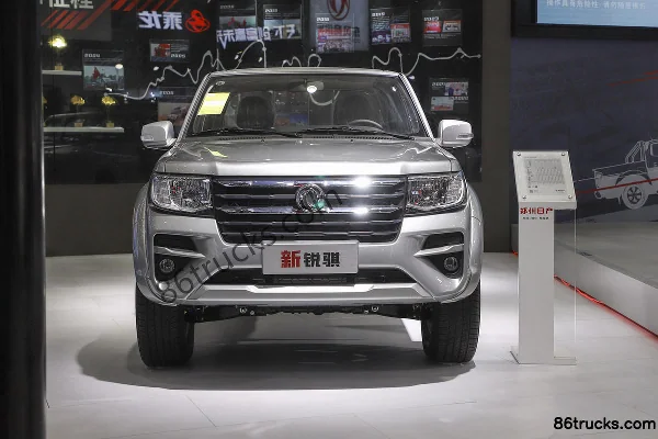 Zhengzhou Nissan Ruixiang 2018 Luxury 2.5T Diesel 140hp 2WD Long Cargo Box Double Cab Pickup (2) | 86Trucks
