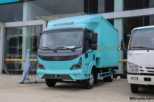Qingling New EV Light Truck 4.5T 4.13m single-row pure electric box light truck 100.46kWh 4X2(6 wheels) Exterior (3) | 86Trucks