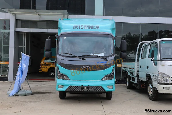 Qingling New EV Light Truck 4.5T 4.13m single-row pure electric box light truck 100.46kWh 4X2(6 wheels) Exterior (2) | 86Trucks