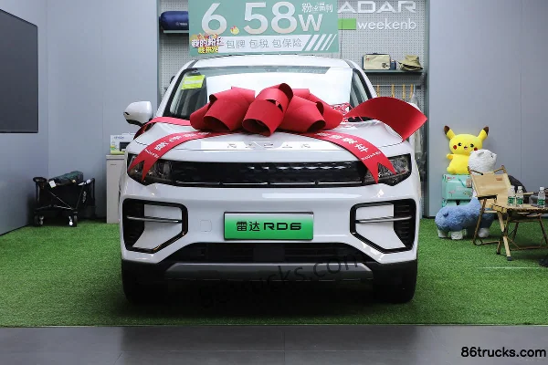 Geely Horizon Chuangye 2WD Double-row electric pickup 63kWh Exterior (2) | 86Trucks