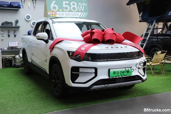 Geely Horizon Chuangye 2WD Double-row electric pickup 63kWh Exterior