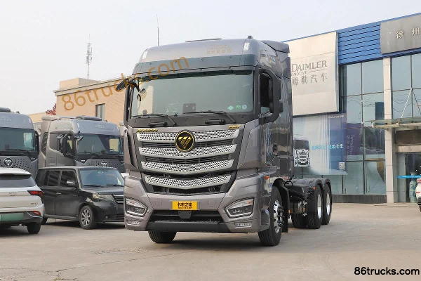 Foton Auman EST 570hp 6X4(10 wheels) LNG Automatic Tractor Truck Exterior (3) | 86Trucks