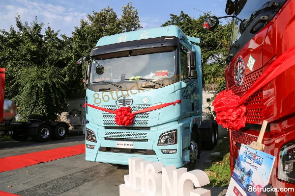 FAW Jiefang Qingdao JH6 Heavy Truck Leading Edition 2.0 560hp 6X4(10 wheels) LNG Automatic Tractor Truck Exterior (3) | 86Trucks