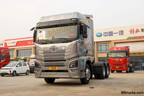FAW Jiefang Qingdao JH6 Heavy Truck Leading Edition 530hp 6X4(10 wheels) LNG Automatic Tractor Truck Exterior (3) | 86Trucks
