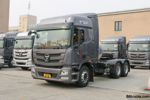 Auman GTL Quality Enjoy Edition 14.8L LNG 540hp 6X4(10 wheels) Fast Gear 12-Speed Low Roof Tractor Truck Exterior (3) | 86Trucks
