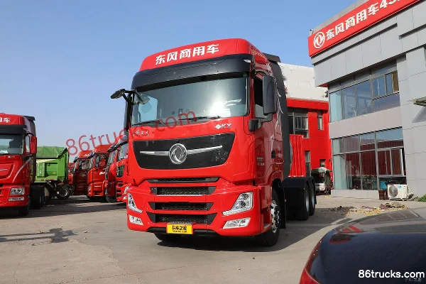 Dongfeng Commercial Vehicle Tianlong Flagship KX King Edition 530 hp 6X4(10 wheels) LNG Automatic Tractor Truck (Hydraulic Retarder) Exterio