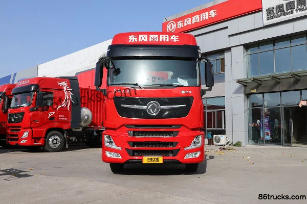 Dongfeng Commercial Vehicle Tianlong Flagship KX King Edition 530 hp 6X4(10 wheels) LNG Automatic Tractor Truck (Hydraulic Retarder) Exterio