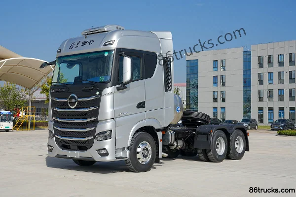 Beijing Trucks Zhuimeng Comfort Edition 500hp 6X4(10 wheels) LNG Automatic Tractor Truck Exterior (3) | 86Trucks