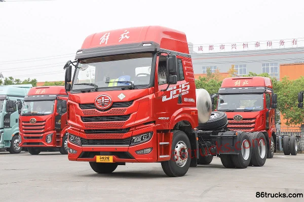 FAW Jiefang Qingdao JH5 Heavy Truck 480 ch 6X4(10 roues) tracteur routier LNG (pont arrière 435) Extérieur (3) | 86Trucks