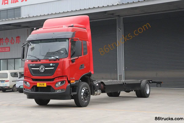 Dongfeng Tianjin KR Gas 190 hp 4X2(6 wheels) 6.75m LNG Van Cargo Truck (Fast Gear 8-speed) Exterior (3) | 86Trucks