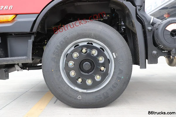 Dongfeng Tianjin KR Gas 190 hp 4X2(6 wheels) 6.75m LNG Van Cargo Truck (Fast Gear 8-speed) Chassis (1) | 86Trucks