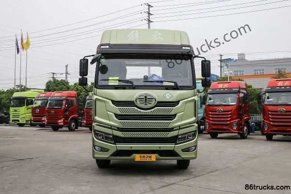 FAW Jiefang Qingdao JH5 Heavy Truck 480hp 6X4(10 wheels) LNG Tractor Truck Exterior (2) | 86Trucks