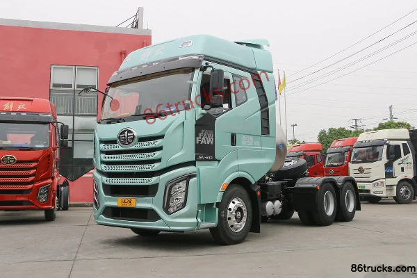 FAW Jiefang J6V camion lourd Édition Élite 530 ch 6X4(10 roues) tracteur routier LNG (ralentisseur hydraulique)(pont arrière 440) Extérieur