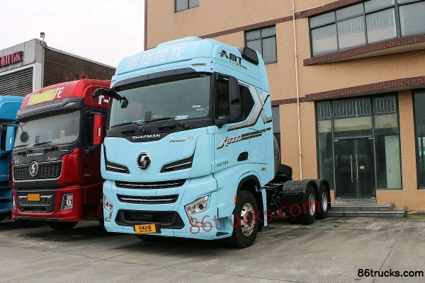 SHACMAN Delong X6000 Elite Edition 560hp 6X4(10 wheels) LNG Automatic Tractor Truck Exterior (3) | 86Trucks