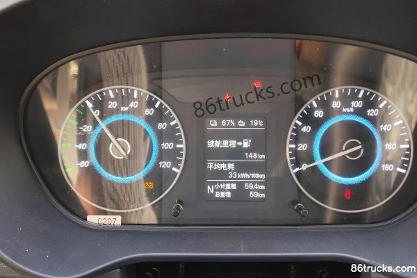 Foton Xiangling V1 3.2m Single Row Pure Electric Panel Van Micro Truck EVY 41.86kWh 4X2(6 wheels) Cab (2) | 86Trucks