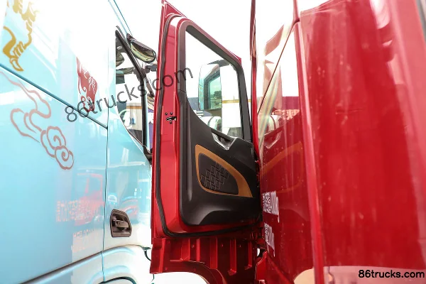 SHACMAN Delong X5000S version flagship 560 ch 6X4(10 roues) tracteur routier LNG (ralentisseur hydraulique) (rouge) Cabine (1) | 86Trucks