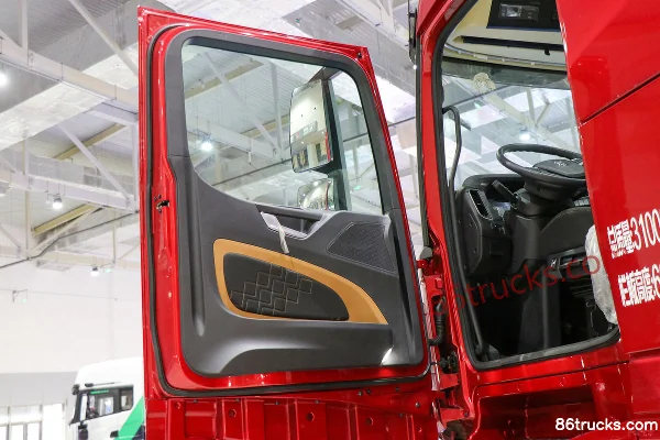 SHACMAN Delong X5000S Classic Edition 480hp 8X4(12 wheels) 9.5m CNG Automatic Gearbox Stake Truck Cab (2) | 86Trucks