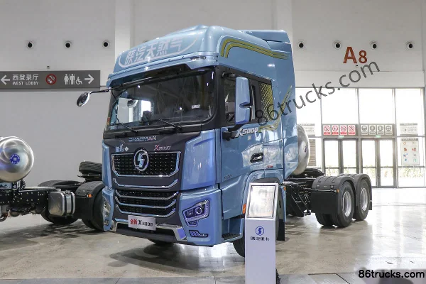 SHACMAN Delong X5000 Elite Edition 590hp 6X4(10 wheels) LNG Tractor Truck Exterior (3) | 86Trucks
