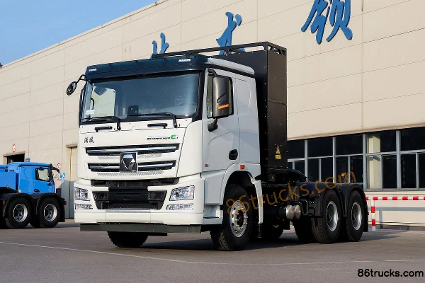 XCMG Truck E700 6X4(10 wheels) battery-swap pure electric tractor truck 282kWh Exterior (3) | 86Trucks