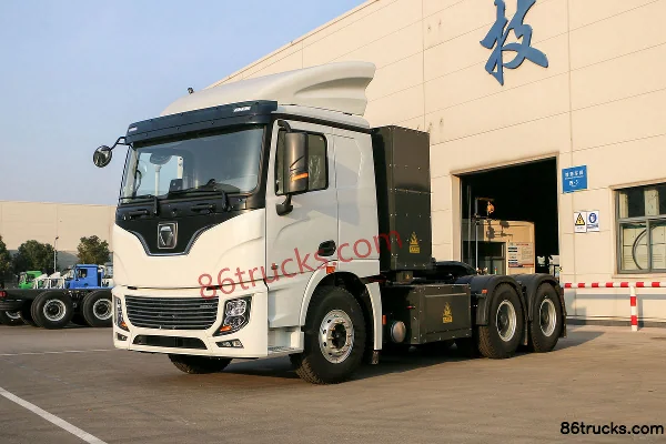 XCMG Truck Hanfeng E7 6X4(10 roues) tracteur routier électrique pur 422,87 kWh Extérieur (3) | 86Trucks