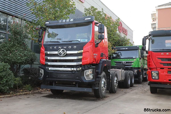 SAIC Hongyan Jiehu H6 Composite Edition 370 hp 8X4(12 wheels) 6.6m Dump Truck (China VI) Exterior (3) | 86Trucks