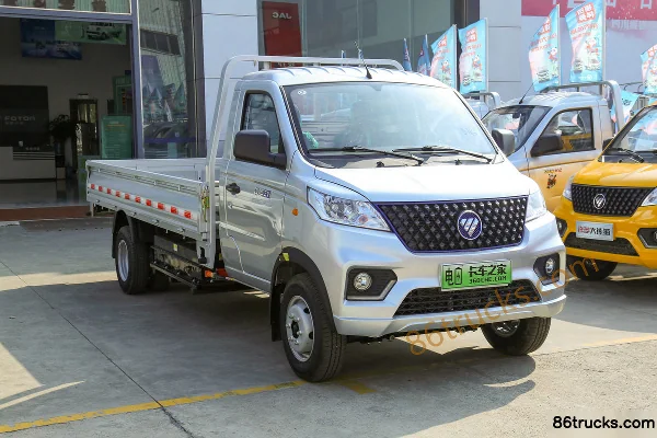 Foton Xiangling V3 3.5T 3.7m Single Row Pure Electric Flatbed Micro Truck 55.7kWh 4X2(6 wheels) Exterior