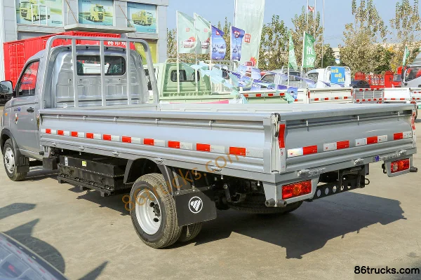 Foton Xiangling V3 3.5T 3.7m Single Row Pure Electric Flatbed Micro Truck 55.7kWh 4X2(6 wheels) Body (2) | 86Trucks