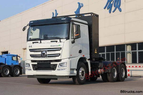 XCMG Truck E700 6X4(10 roues) tracteur routier électrique pur à batterie interchangeable, FinDreams 350,07 kWh Extérieur (3) | 86Trucks