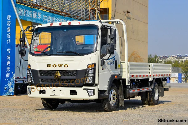 Sinotruk HOWO Hanjiang 160ch 4X2(6 roues) 4.15m simple cabine camion plateau léger (WLY 6 vitesses) Extérieur (3) | 86Trucks
