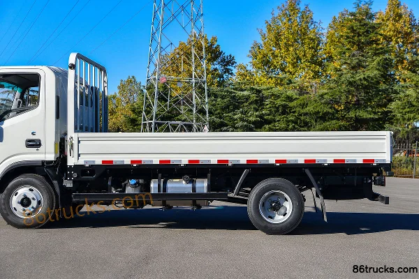 JAC Shuailing Q6 160 ch 4X2(6 roues) 4,18 m cabine simple camion léger à ridelles Carrosserie (2) | 86Trucks