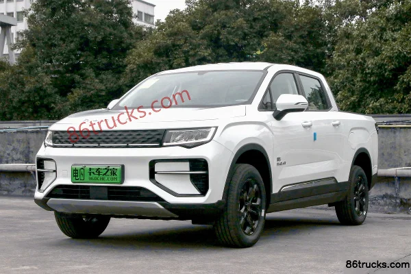 Radar Auto RD6 édition 2024 KeChuang deux roues motrices double cabine pick-up 100% électrique 86kWh (3) | 86Trucks