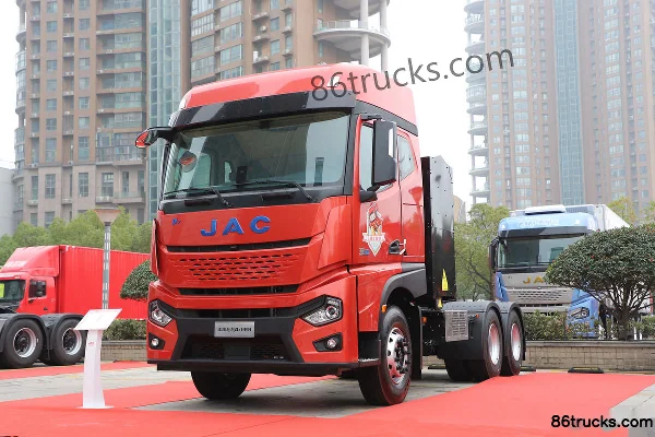 JAC Chaoyue Q7 heavy truck 25T 6X4(10 wheels) pure electric tractor truck 391.6kWh Exterior (3) | 86Trucks