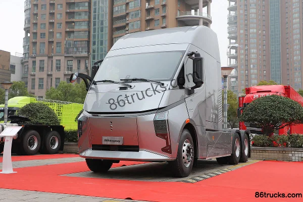DeepWay Deep Star 6X4(10 wheels) Battery Swap Pure Electric Tractor Truck Exterior (3) | 86Trucks