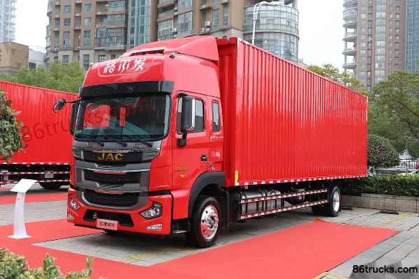 JAC Gallop A5X III camion porteur 300 ch 4X2(6 roues) 9,8 m carrosserie fourgon à ouverture latérale avec boîte AMT automatique Extérieur (3
